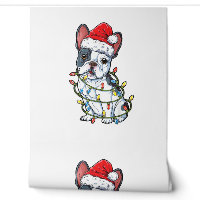 French Bulldog Santa Christmas Tree Lights Xmas Bo
