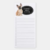 French Bulldog Shopping List  Magnetic Notepad (Front)
