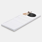 French Bulldog Shopping List  Magnetic Notepad (Angled)