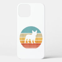 French Bulldog Silhouette 60s 70s Gift Dog Lover