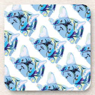 French Bulldog Silhouette Coaster