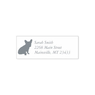 French Bulldog Silhouette Party Self-inking Stamp