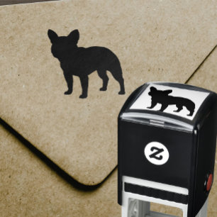 French Bulldog Silhouette Self-inking Stamp