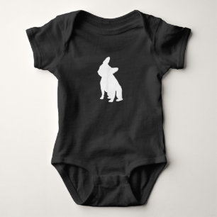 french bulldog simple frenchie cute gift baby bodysuit