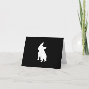 french bulldog simple   frenchie cute gift card