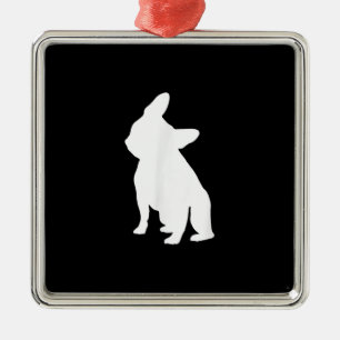 french bulldog simple frenchie cute gift metal ornament