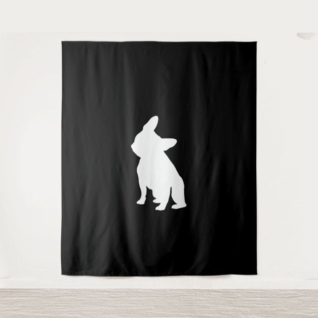 french bulldog simple | frenchie cute gift tapestry (Front)