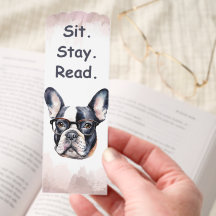 French Bulldog Sit. Stay. Read