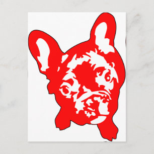 French Bulldog sitting Postcard