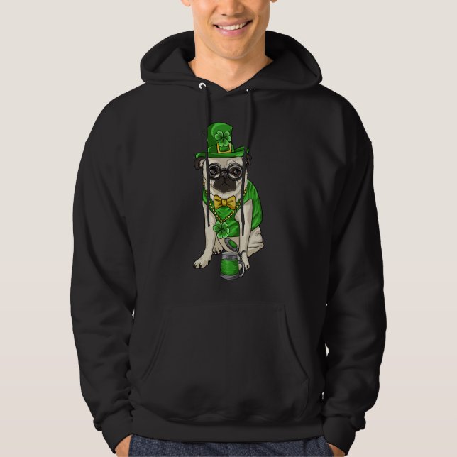 French Bulldog St Patrick S Day For Frenchie Lover Hoodie (Front)