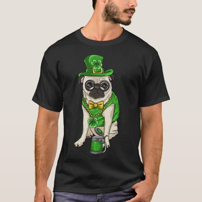 French Bulldog St Patrick S Day For Frenchie Lover T-Shirt (Front)