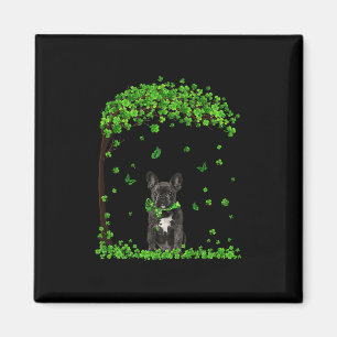 French Bulldog St Patricks Day Lover Irish Shamroc Magnet
