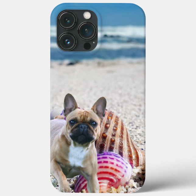 French Bulldog Standing iPhone Pro Max Case (Back)