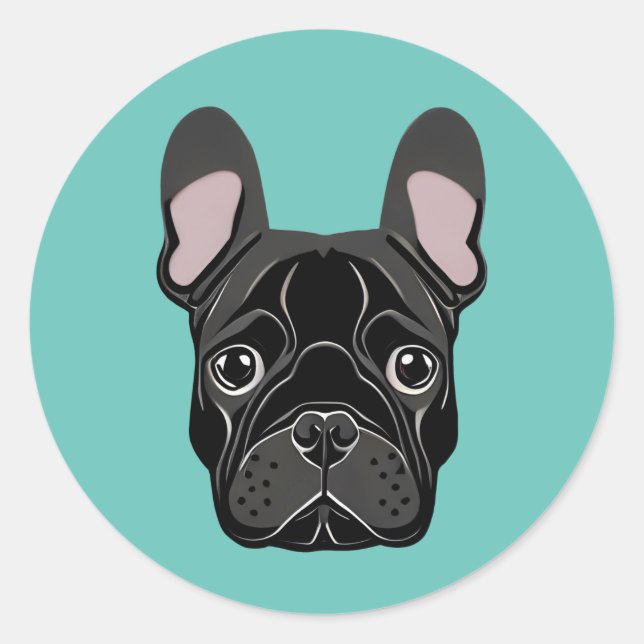 French Bulldog Sticker (Front)