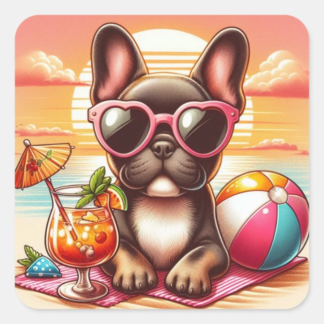 French Bulldog Sticker (Front)