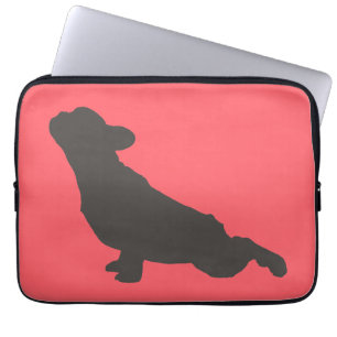 French Bulldog Stretching Laptop Sleeve