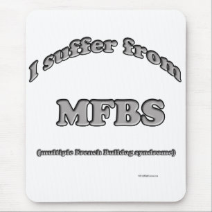 French Bulldog Syndrome Mouse Pad