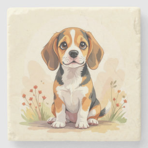 French Bulldog Tan Fawn-Coloured Cute Frenchie Dog Stone Coaster