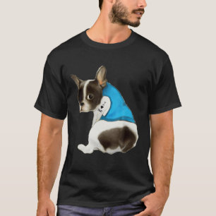 French Bulldog Tattoos I Love DAD Sitting Gift Fat T-Shirt
