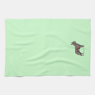 French Bulldog Tea Towel