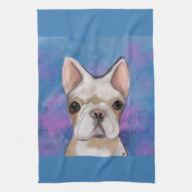 FRENCH BULLDOG        TEA TOWEL (Vertical)