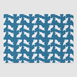 French Bulldog Theme Party - Baby Shower Blue Tissue Paper