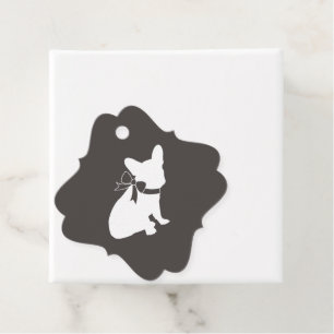 French Bulldog Theme Party - Baby Shower Neutral Favour Tags