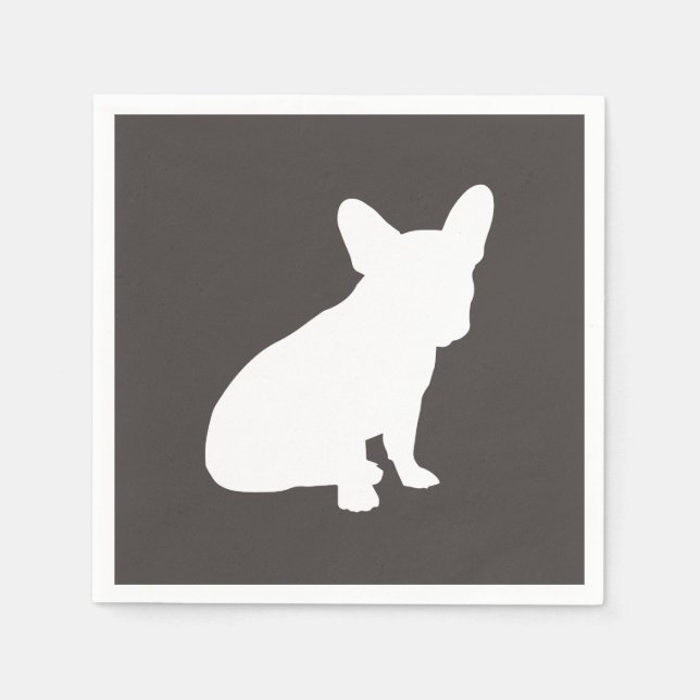 French Bulldog Theme Party - Baby Shower Neutral Napkin (Front)
