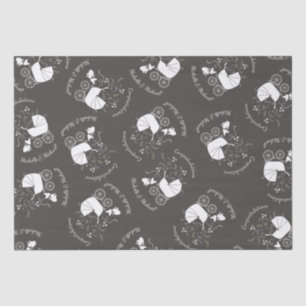 French Bulldog Theme Party - Baby Shower Neutral Tissue Paper
