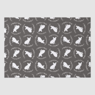 French Bulldog Theme Party - Baby Shower Neutral Tissue Paper
