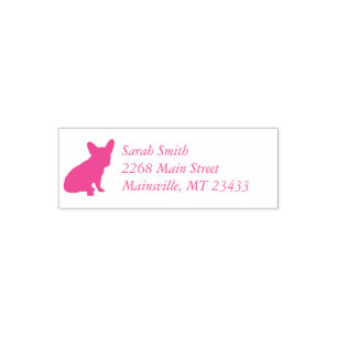 French Bulldog Theme Party - Baby Shower Pink Self-inking Stamp