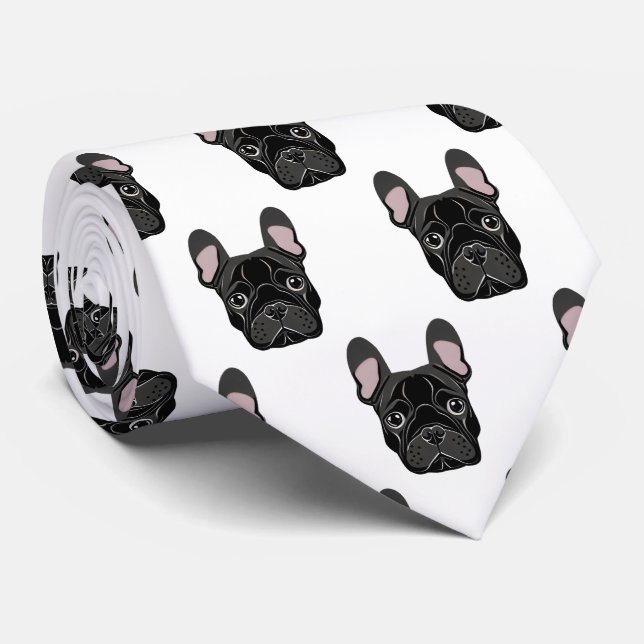 French Bulldog Tie (Rolled)