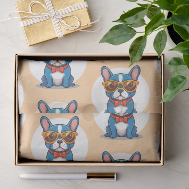 French Bulldog  Tissue Paper (Gift)