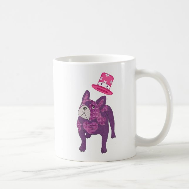 French Bulldog Top Hat French Bulldog Coffee Mug (Right)