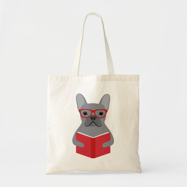 French Bulldog Tote Bags (Front)