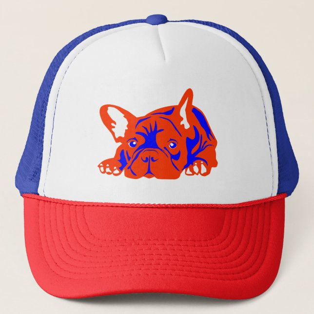 French Bulldog Trucker Hat (Front)