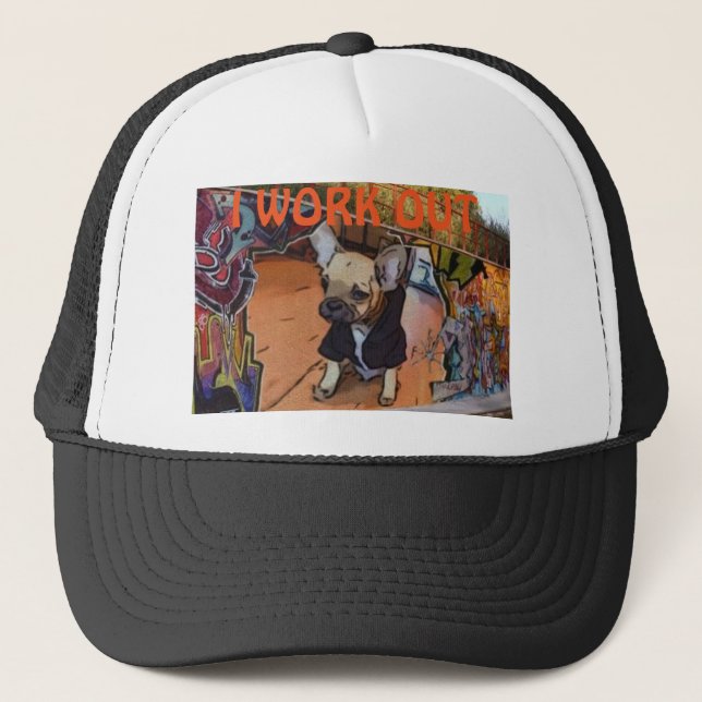 French Bulldog Trucker's Hat (Front)