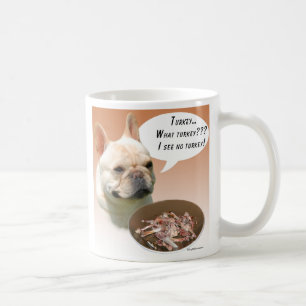 French Bulldog Turkey Coffee Mug