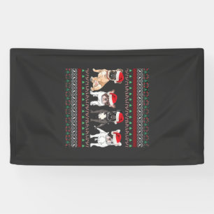 French Bulldog Ugly Christmas Sweater Essential T- Banner