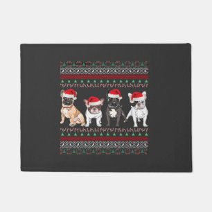 French Bulldog Ugly Christmas Sweater Essential T- Doormat