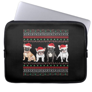 French Bulldog Ugly Christmas Sweater Essential T- Laptop Sleeve