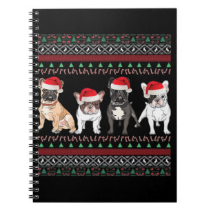 French Bulldog Ugly Christmas Sweater Essential T- Notebook