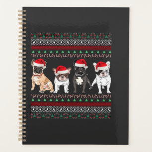 French Bulldog Ugly Christmas Sweater Essential T- Planner