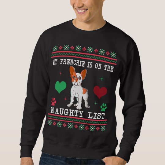 frenchie christmas sweater