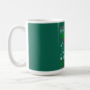 French Bulldog Ugly Christmas Sweater Xmas Pajama Coffee Mug