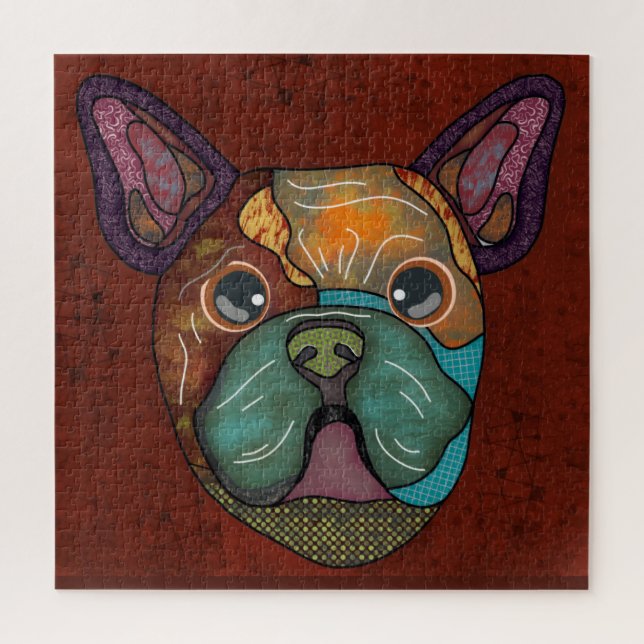 French Bulldog ugly face Jigsaw Puzzle (Vertical)