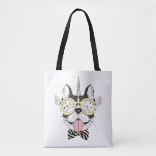 French Bulldog Unicorn Tote Bag