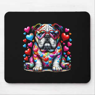 French Bulldog Valentine Bulldog Mom Lover Dogs Mouse Pad
