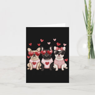French Bulldog Valentines Day Heart Pet Dog Animal Card