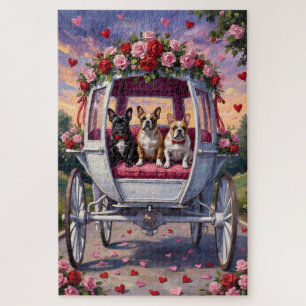 French Bulldog Valentine's Day Jigsaw Puzzle